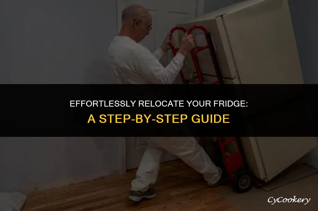 how to move a refrigerator away from the wall