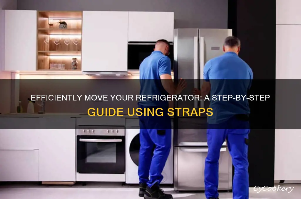 how to move a refrigerator with straps