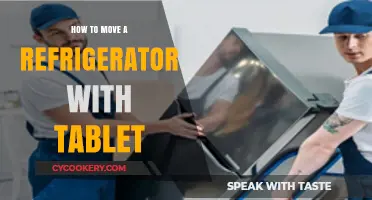 Effortlessly Move Your Fridge Using a Tablet: Step-by-Step Guide