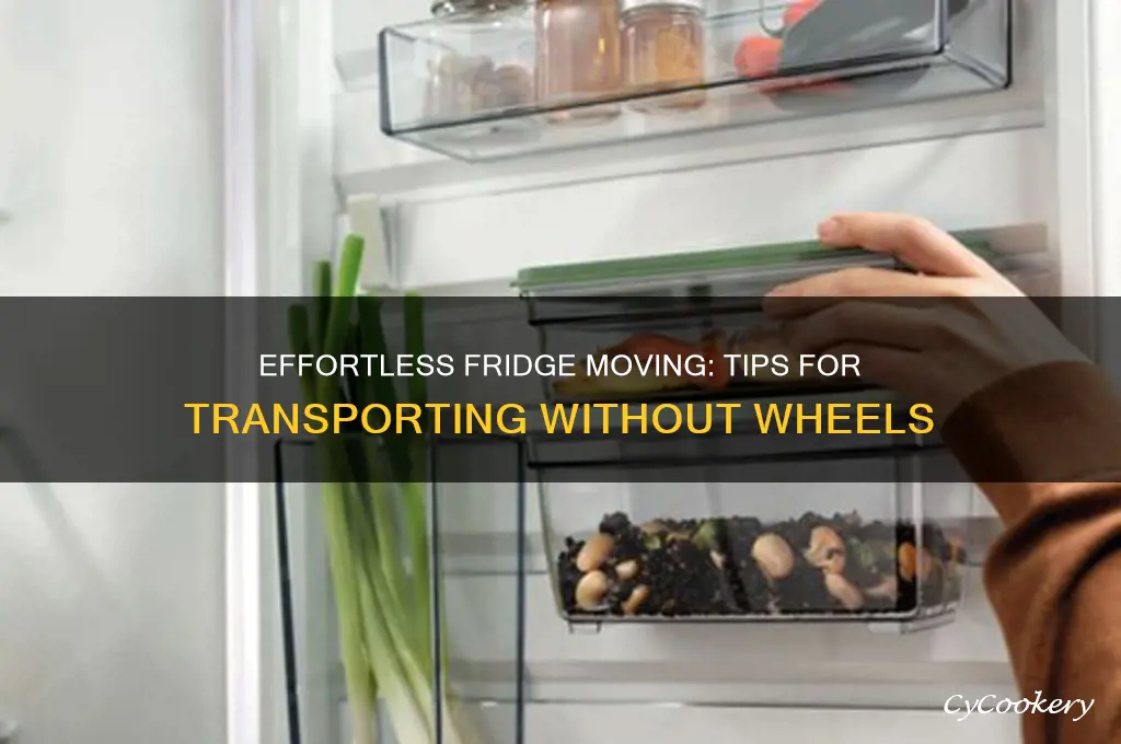 how to move a refrigerator without wheels