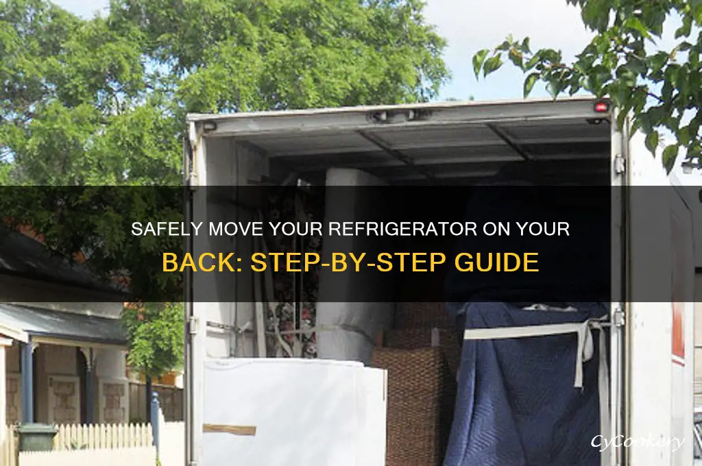 how to move refrigerator on your back