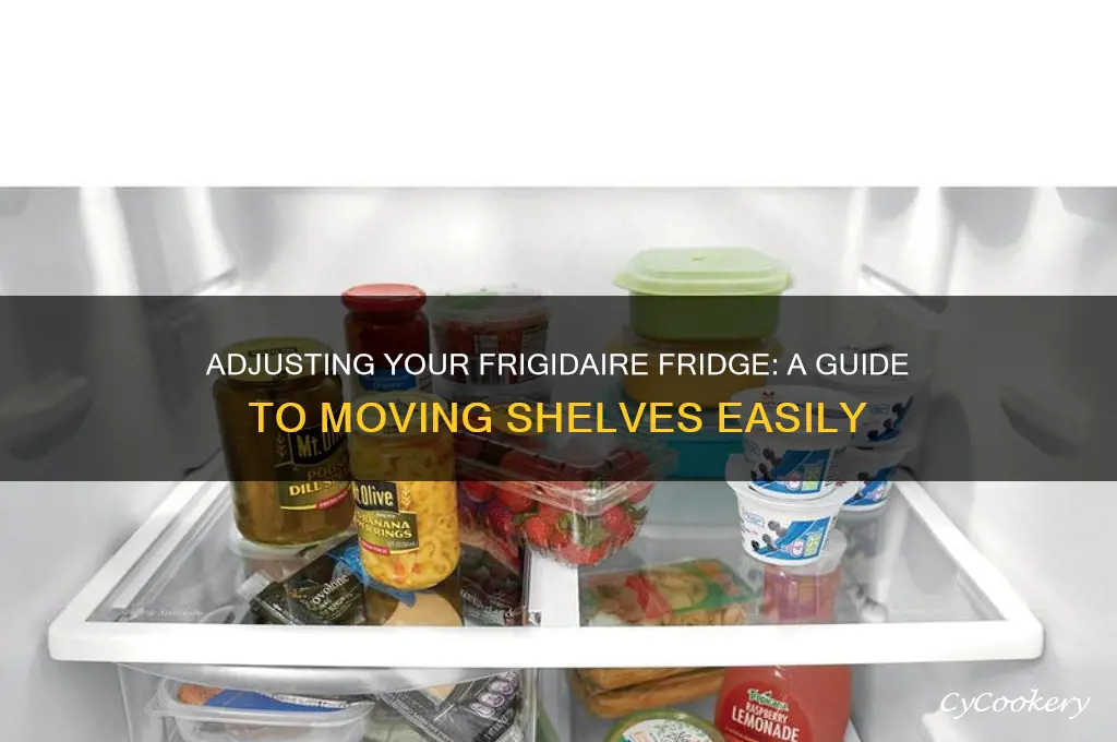 how to move shelf in frigidaire refrigerator