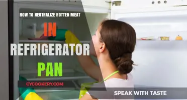 Neutralizing Rotten Meat: Cleaning Your Fridge Pan