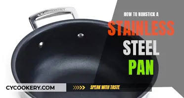 Stainless Steel Pan: Nonstick Method