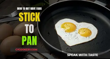 Cooking Eggs: Avoiding Sticking to the Pan