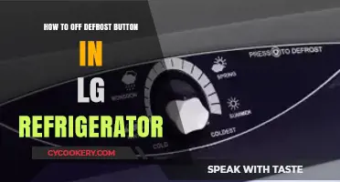 Quick Fix: Disable Defrost Button on LG Fridge