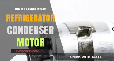 Efficiently Lubricating Your Amana TN22AW Refrigerator Condenser Motor