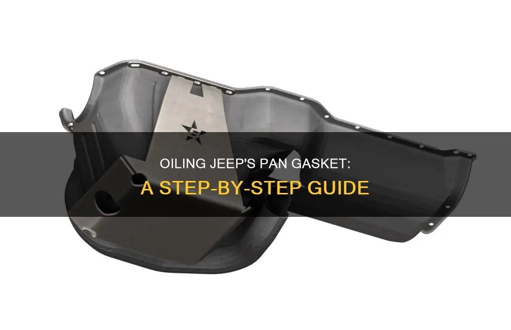 how to oil pan gasket 4 piece jeep 4.0