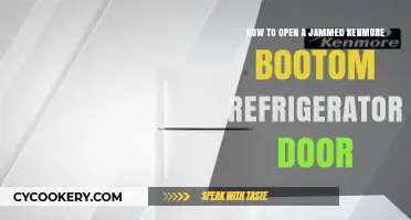 Easy Steps to Open a Jammed Kenmore Bottom Fridge Door