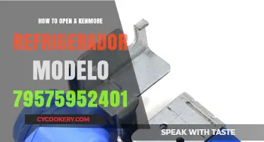 Easy Access: Opening Your Kenmore Refrigerator Model 795.75952401