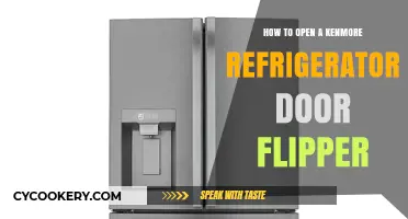 Easy Access: Opening Your Kenmore Fridge Door Flipper