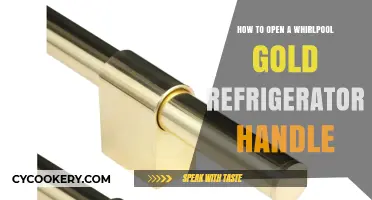 Effortless Access: Opening Your Whirlpool Gold Refrigerator Handle