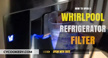 Easy Steps to Access and Open Your Whirlpool Fridge Filter