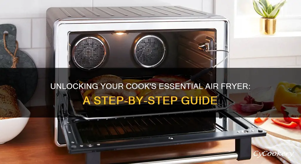 how to open cooks essential air fryer