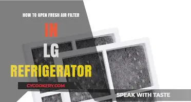 Breathe Easy: A Simple Guide to Accessing Your LG Fridge's Air Filter