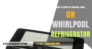 Accessing the Ice Control Panel on Your Whirlpool Fridge: A Simple Guide