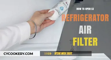 Easy Steps to Access and Open Your LG Fridge Air Filter