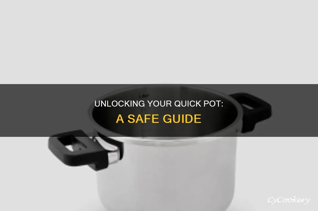 how to open my power quick pot when cooking