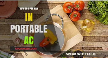 Opening Your Portable AC: Easy Pan Removal