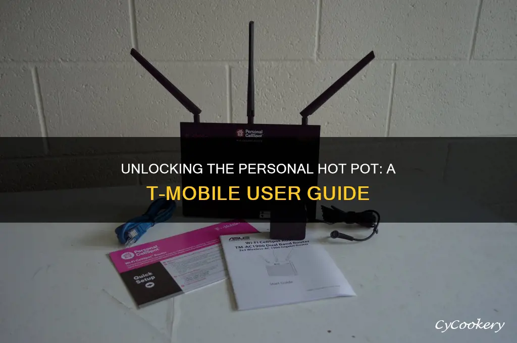 how to open personal hot pot t mobile