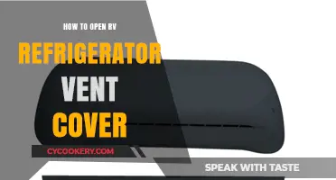 Easy Steps to Access and Open Your RV Refrigerator Vent Cover