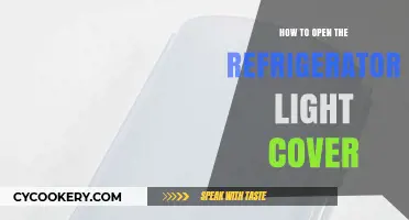 Easy Steps to Access and Open Your Fridge Light Cover