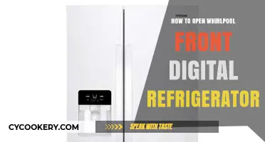 Easy Steps to Open Your Whirlpool Front Digital Refrigerator