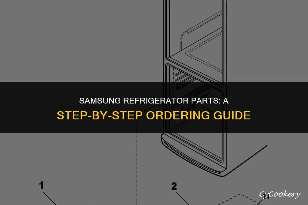 how to order a refrigerator part from sam sung