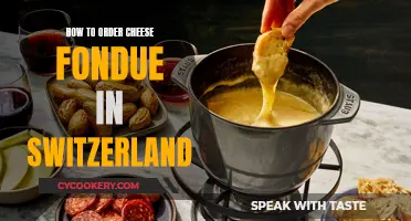 Cheese Fondue Ordering Guide in Switzerland