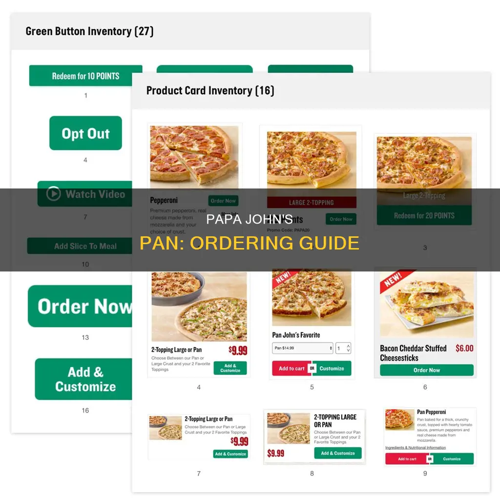 how to order papa john pan