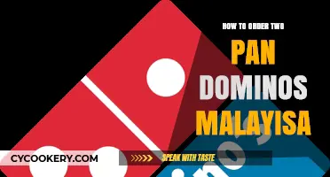 Dominos Malaysia: Ordering Two Pans, Simplified