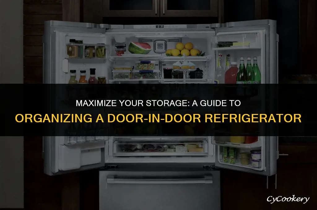 how to organize a door in door refrigerator