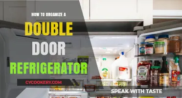 Maximize Space: Efficiently Organizing Your Double Door Refrigerator