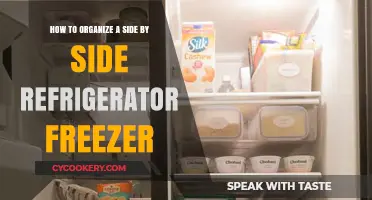 Maximize Space: Organizing Your Side-by-Side Refrigerator Freezer Efficiently