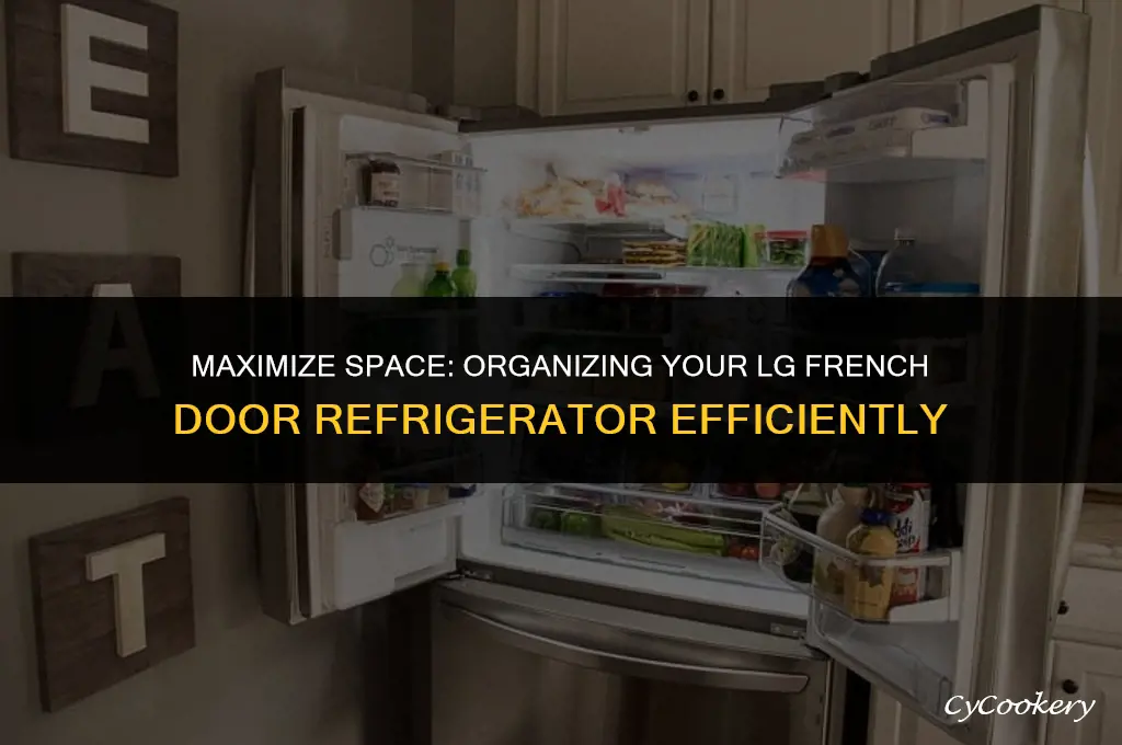 how to organize an lg french door refrigerator