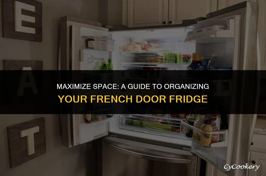 how to organize food in a french door refrigerator