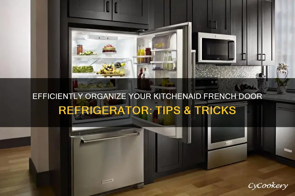 how to organize kitchenaid french door refrigerator