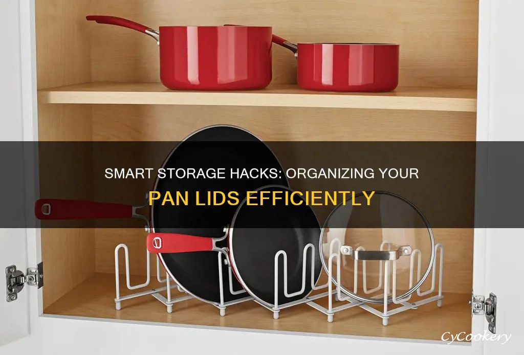 how to organize pan lids