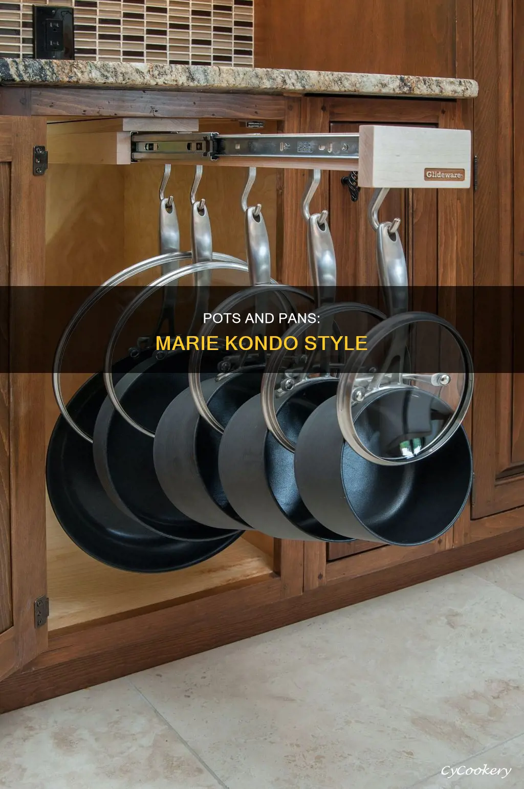 how to organize pots and pans marie kondo