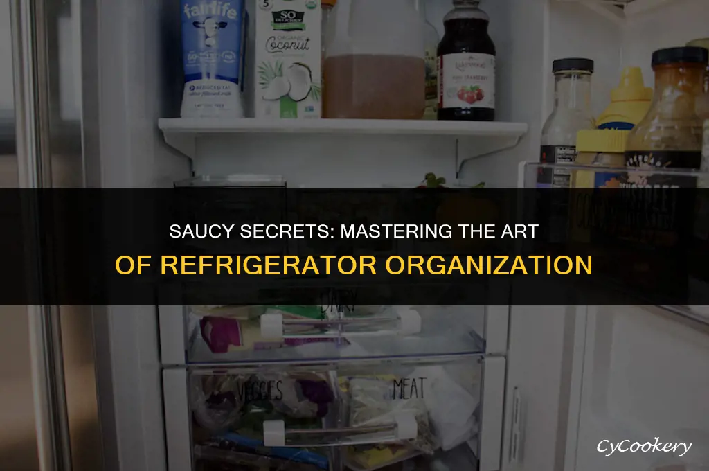 how to organize sauces and pastes in refrigerator