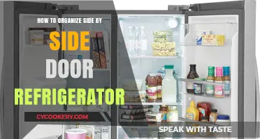 Maximize Your Kitchen Space: Organizing a Side-by-Side Refrigerator