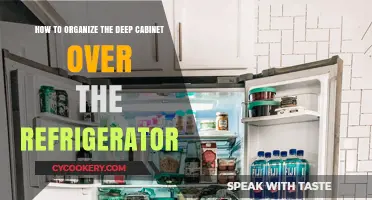 Maximize Space: Organizing the Deep Cabinet Above Your Fridge