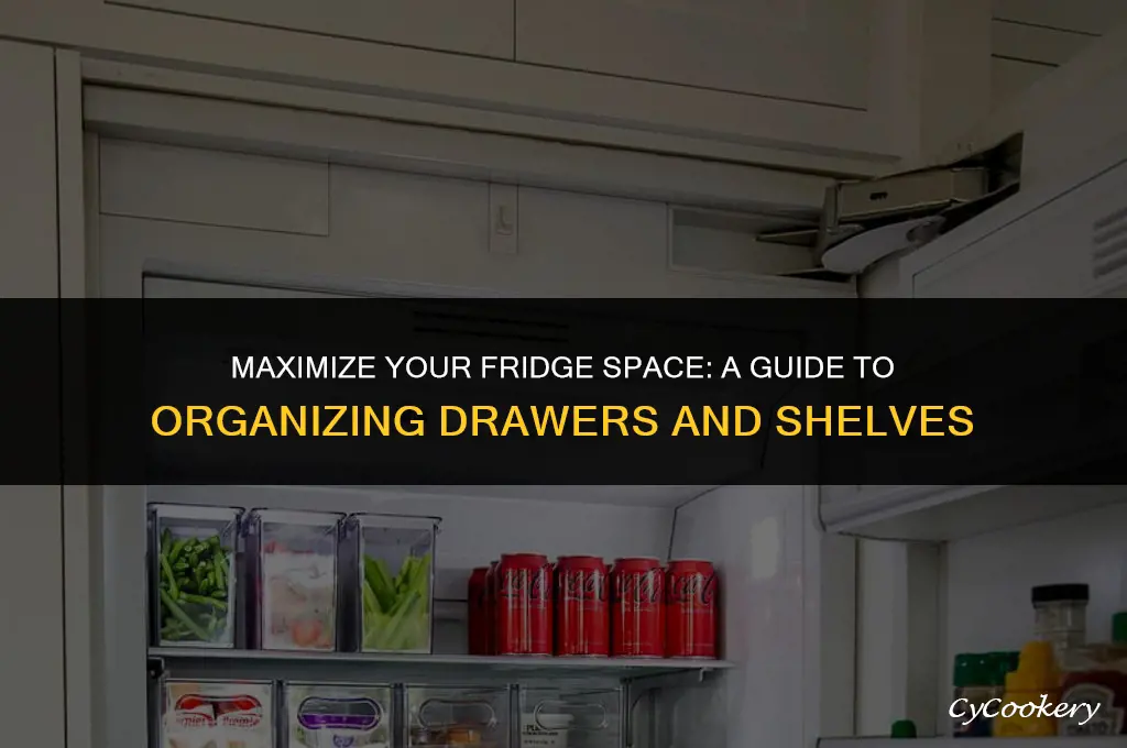 how to organize your refrigerator drawers and shelves
