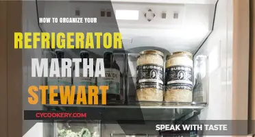 Martha Stewart's Guide: Efficiently Organizing Your Refrigerator for Freshness
