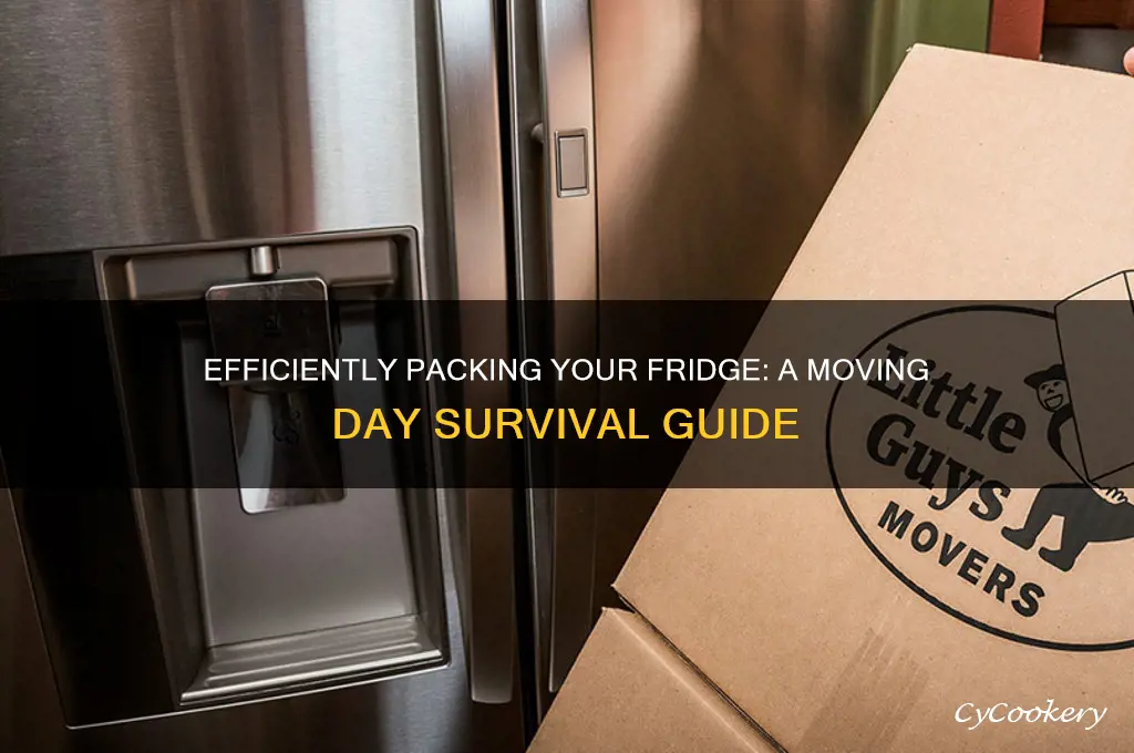 how to pack a refrigerator for moving