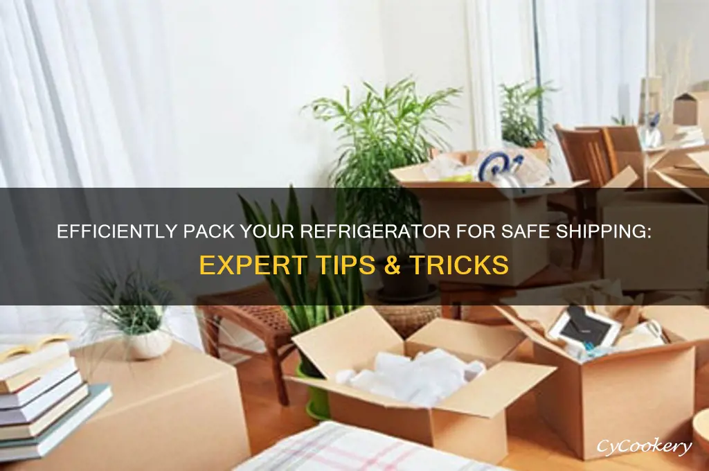 how to pack a refrigerator for shipping