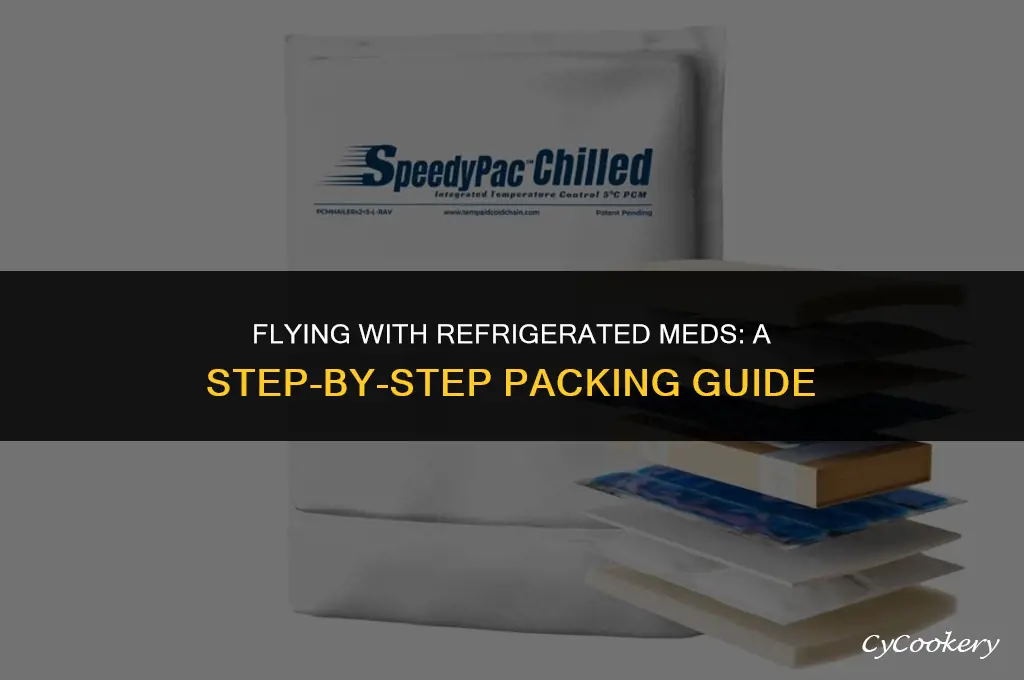 how to pack refrigerated medication on a plane