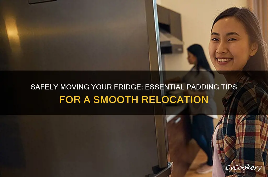 how to pad your refrigerator when moving