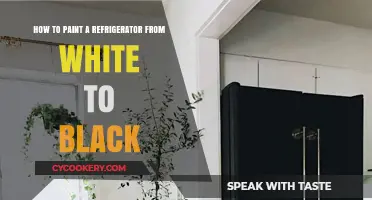Transform Your Kitchen: A Guide to Painting Your Fridge Black