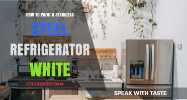 Transform Your Kitchen: Painting Stainless Steel Refrigerator White